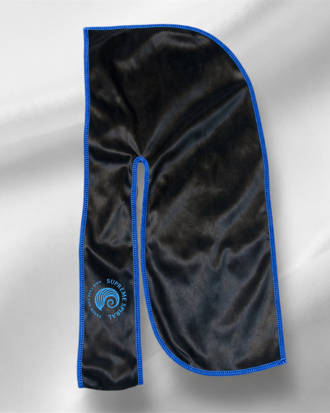 Black and Blue Silky Gym Durag